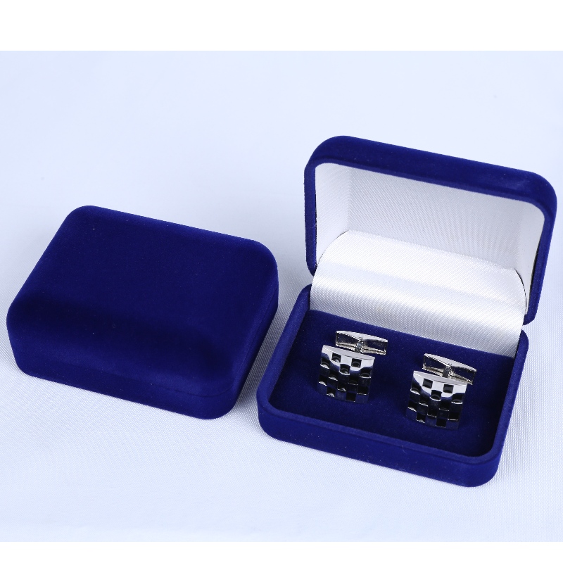 Objekt D-45S runt form Velvet Box för några manschettknappar, ett 60mm slipsklämm a i längd, eller flera brickor, mynt, medaljer etc., mm.75*95*32mm, vikter omkring 65g