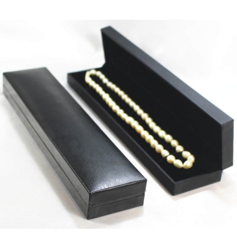 Objekt V-11S rektangel Leatherette pappersruta för 190*35mm mynt, bricka och halsband osv. mm.227*50*28, vikter omkring 130g