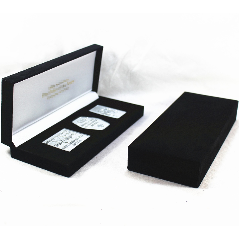 Objekt V-13 rektangulär flanell box för 180*60 mm multipla mynt, brickor, medaljer etc. hårdvaraProdukter.mmNej.202*85*36, vikt cirka 166g