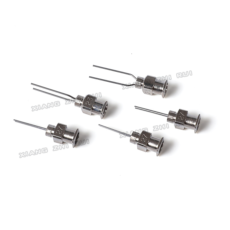 Fördelningsnål med dubbla rör