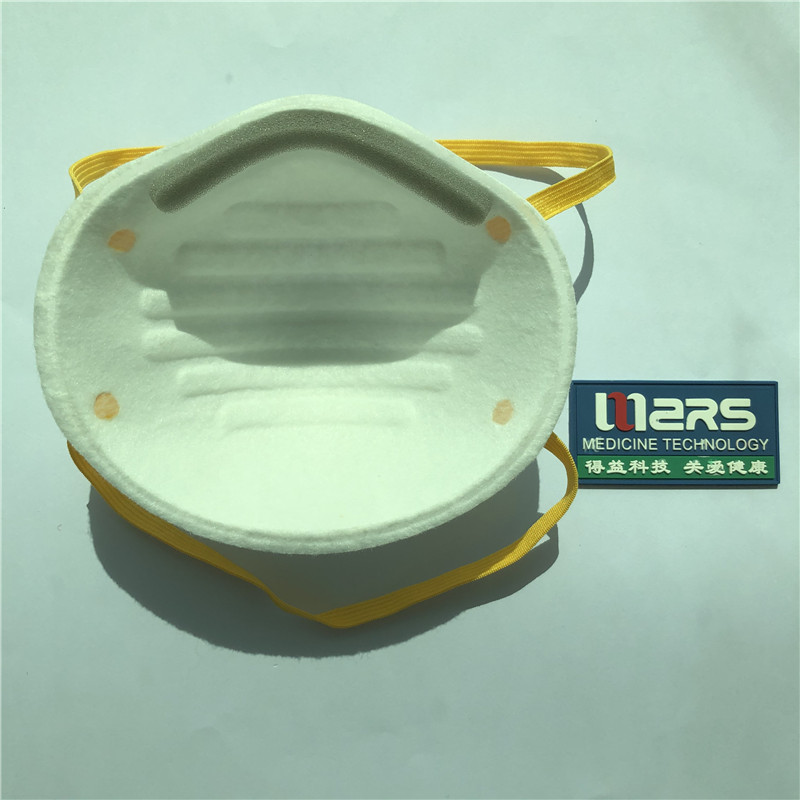 Högkvalitativ snabbfrakt koppformad huvudmonterad N 95 ansiktsmask