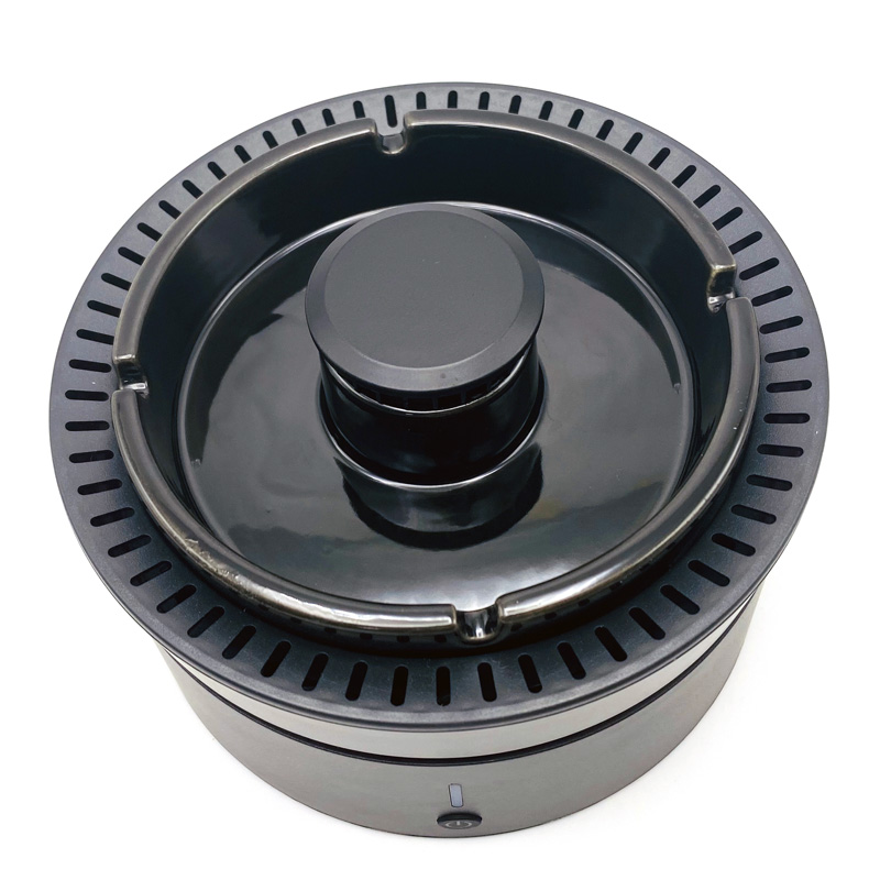 Trendig elektronisk intelligens och kreativ askfat skrivbordsluftrenare T2