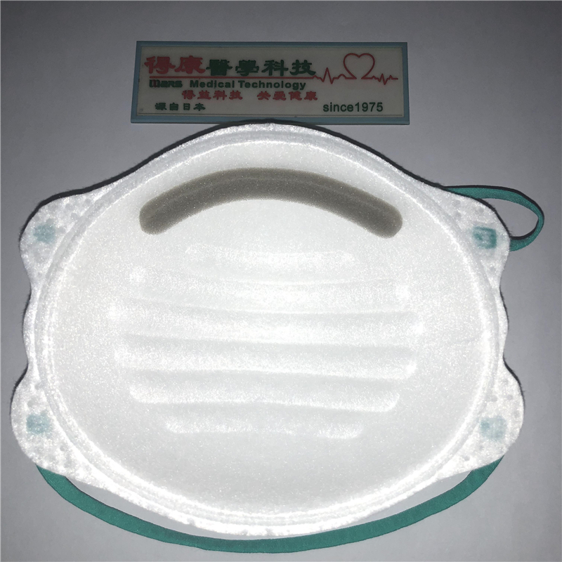 Engångs nonwoven koppformad N95 halv ansiktsmaske för egen användning
