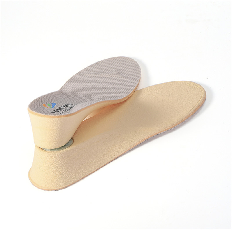 High Quality 5D Memory Foam PU GEL Cushion Shoe Elevator Comfort Invisible Plastic Heighted Insoles