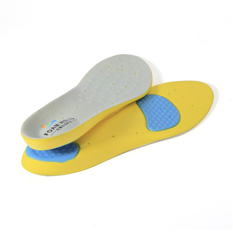Gel för stöd för Arch Running av Silicone Shock Absorption Cushion Insoles for Shoes