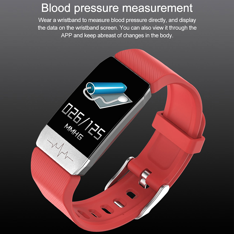Smart watch Dynamic Heart Rate Detection T1S Färgskärm Dynamisk hjärtfrekvens Smart health armband