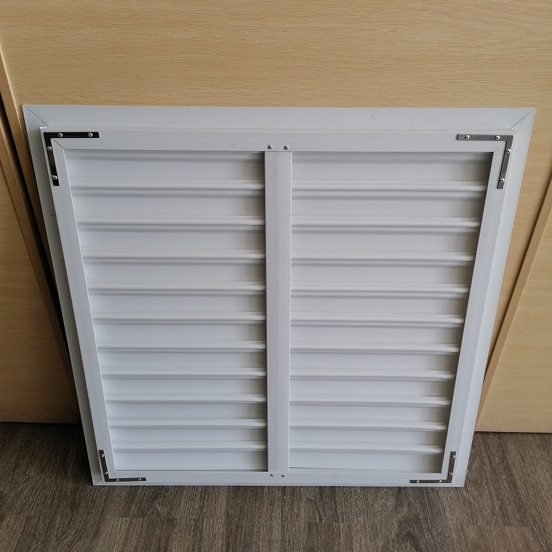 PVC-persienner för trådlös ventilation av glas stål, avgasfläkt av stål