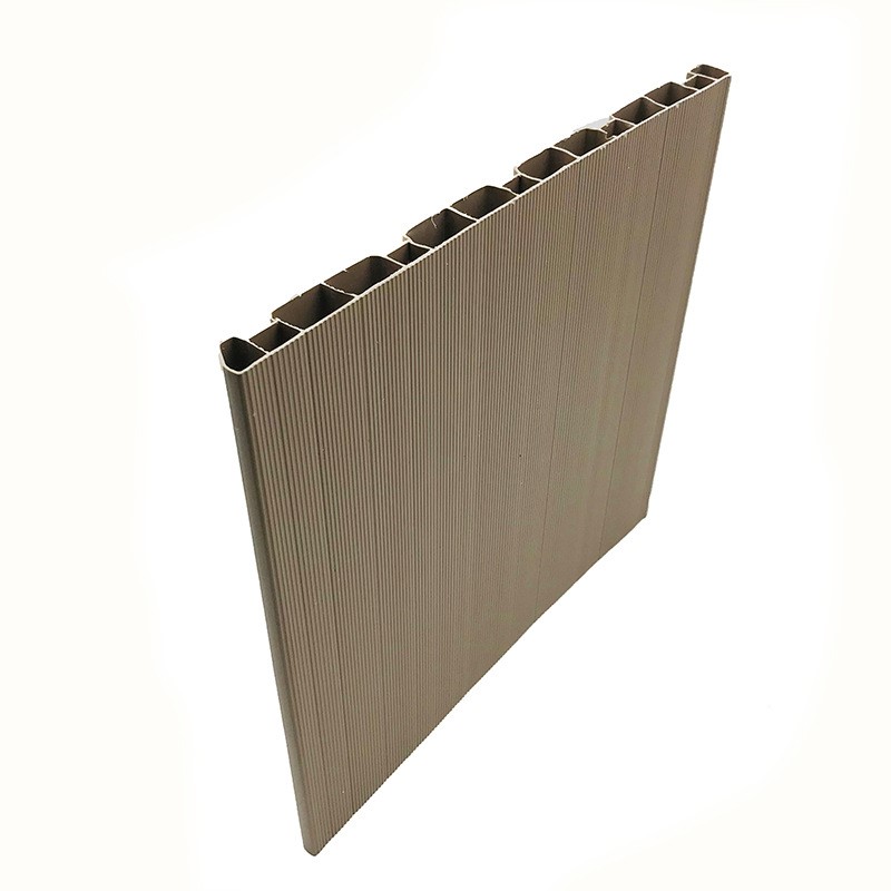 Extruderad PVC ihålig plastprofil extruderingskort PVC-plattprofil för skostativ