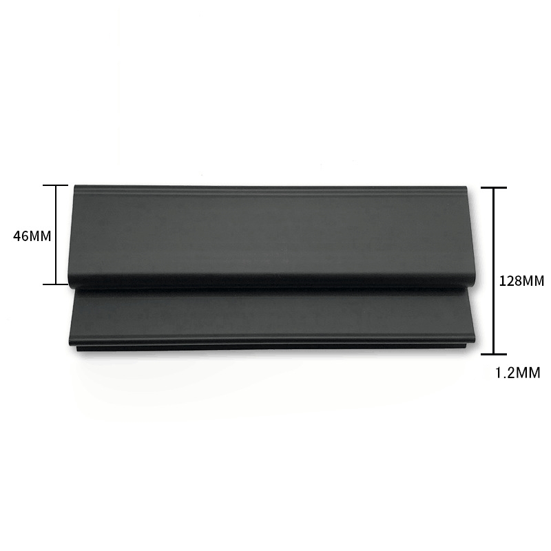 skräddarsydda strängsprutade plastprofiler dekorationskant för brandsäker dörrsystem