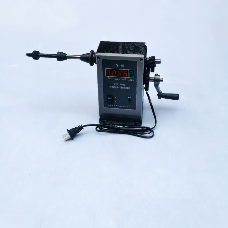 Maskin för automatisk uppdragning, maskin för manuell lindning av tjock tråd, genom den elektroniska displayen