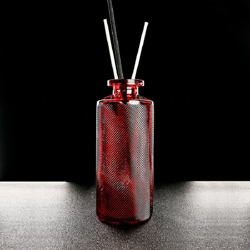 Färgad vassdiffusörglasflaska med hög kvalitet