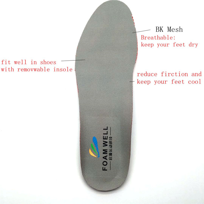 2020 Modern design Bekväm EVA Flat Feet Arch Support Insole Ortotec