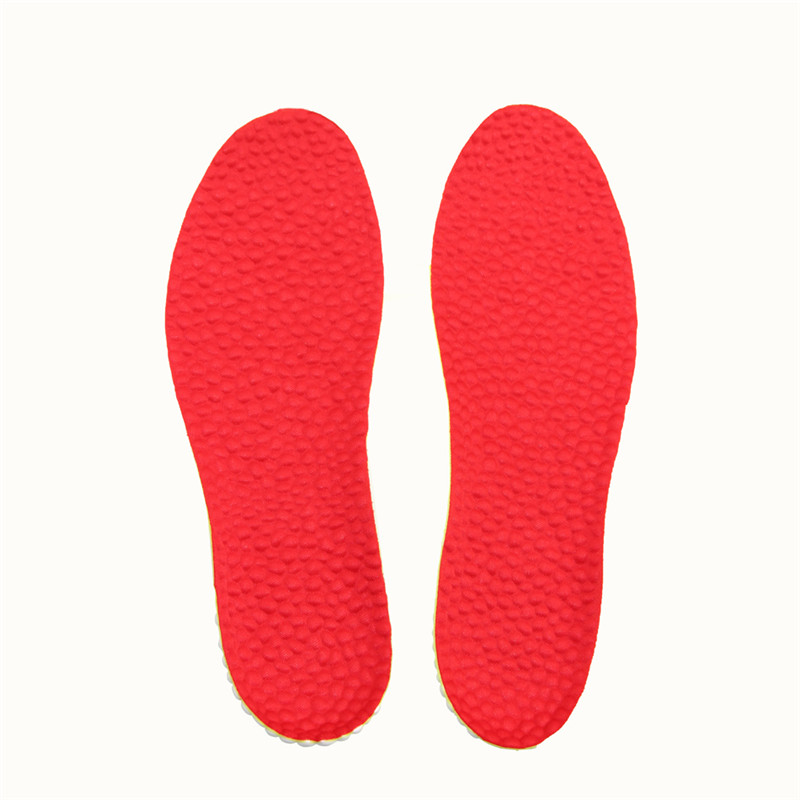 Teknik E-TPU Popcorn Insoles High Elasticitet Lätt Vikt Plantar Fascisit Shoes Massage Ortotec Insoles for Män och kvinnor