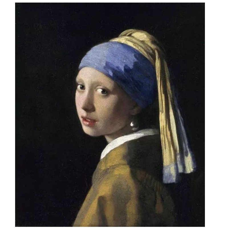 Välkomstskort Johannes Vermeer Målning, Inbjudskort omfattar vita kuvert.Egen konstruktion