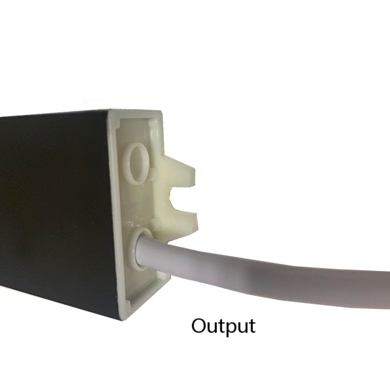 10w 1.2A 12V högtravande elektrisk ström, konstant regnsäker, svart grå, grå drivrutin för aluminiumhölje