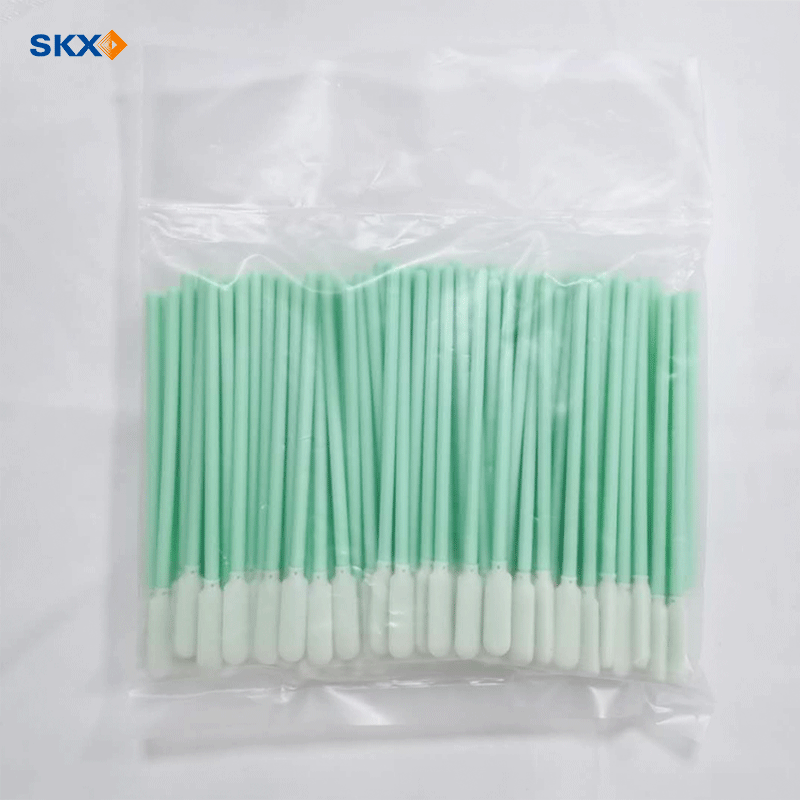 Industriell användning Cleaning Swabs for Printer Head, Lint Free Double Layer Electronic Solvent Knight Polyester Clean Room Swab