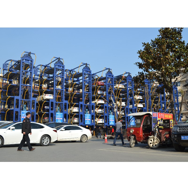 2021 Nytt solidt smart parkeringssystem för 8-20 vertikal roterande parkering för stadsjeepar