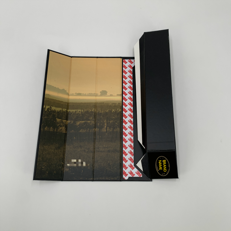 Anpassa Make Wine Bottle Box för Champagne Wedding Wine Box