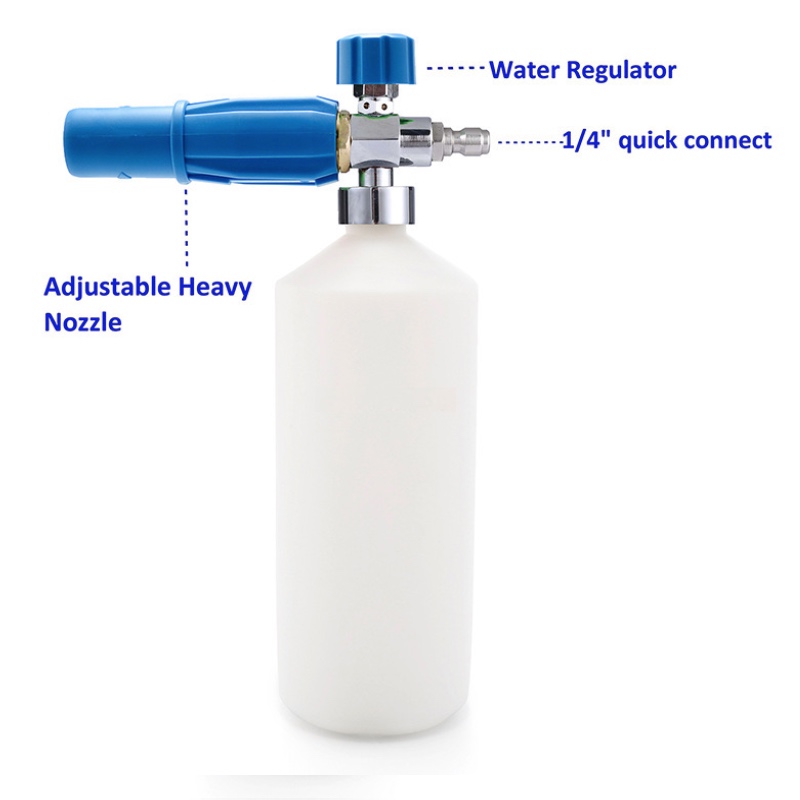 Skumkanon Snöskum Lans Högtryckstvätt Biltvätt Snabbkoppling Justerbar 1\/4 \