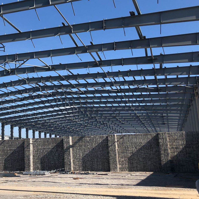 Partihandel anpassad industriell stålkonstruktionsserie Byggnadsverkstadslager