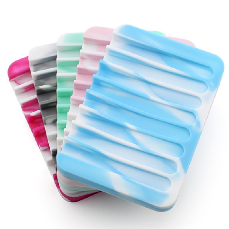 Fyrkantig dropptvål för blandad färg