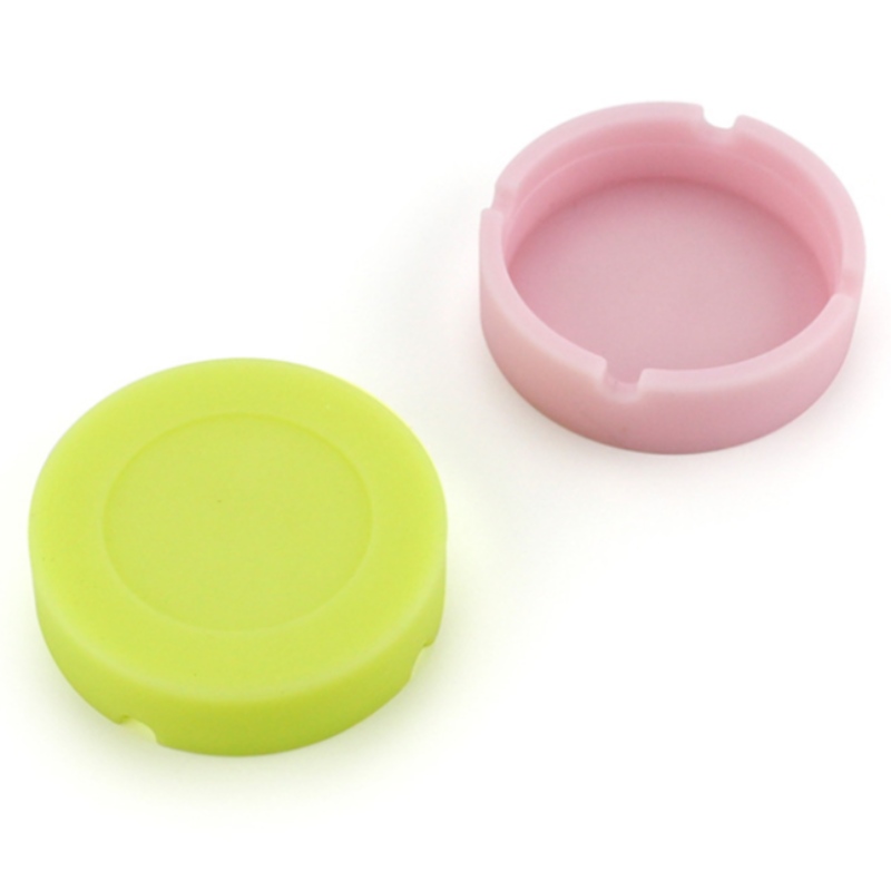 Rund lysande askkopp