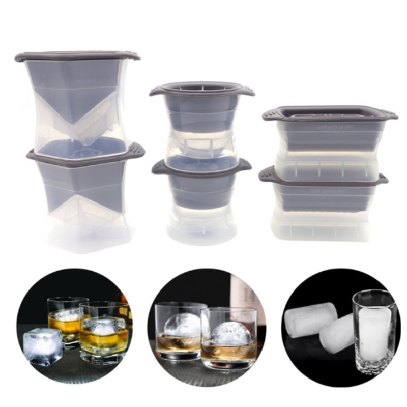 Plastishockey silikonform plast snabbfryst ishockey runt snabbfryst silikagel ishockeyform