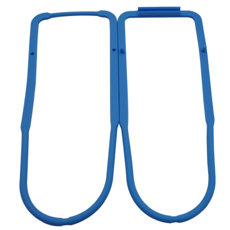 7-håls kiselgel tillbehör matlåda handtag, silikon kakform, isgaller