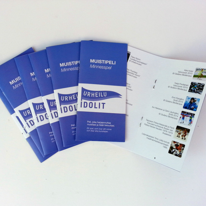 Liten bladflotta och brochure