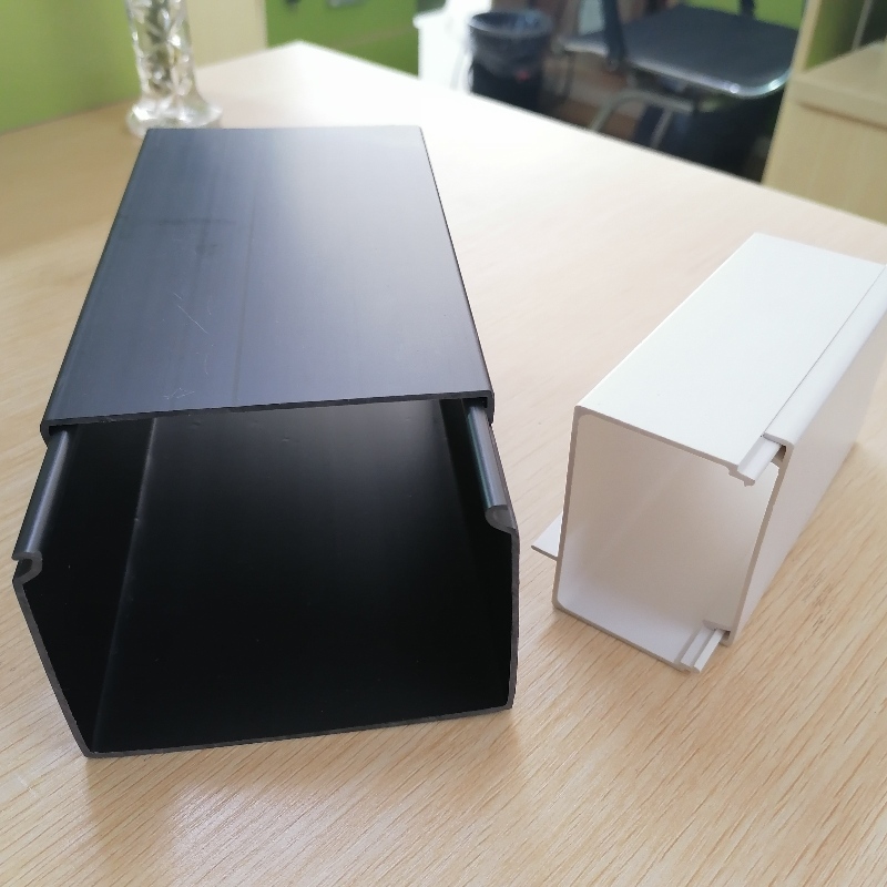 professionell anpassad PVC kabel concealer Raceway PVC kabel trunking tråd organisator för att hantera röra av tråd