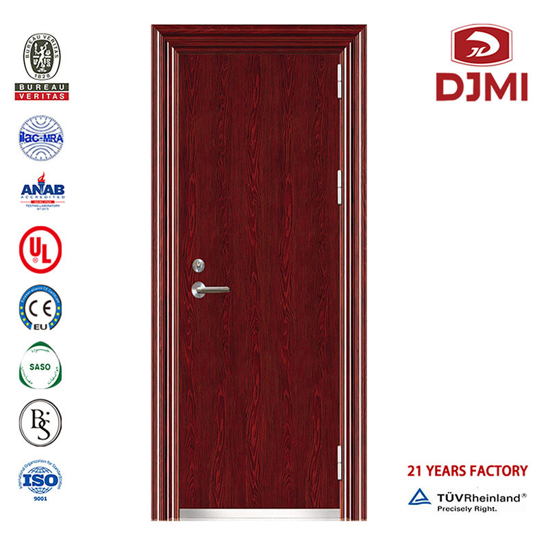 Nya inställningar Dubbel En Godkänd Fire Steel Door Chinese Factory Emergency Rated Bs Security Glass Design Doors Steel Anti Fire Door High Quality 90Min Bs Yellow Color 90 Minutes Fire Rated Doors Fire-Proof Steel Door