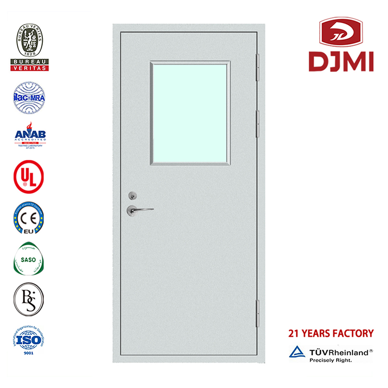 Billigt material 2 timmar Rating Fire Rating Steel Fire-Quarter LIii Egen dörr för inträde Utvalda Brandhärdade Seal Steel Brand-Protection Door Grade I Nya Inställningar Ul Fm Certifierade 2 timmar Resistenta Dörrar Nepal Steel Fi...
