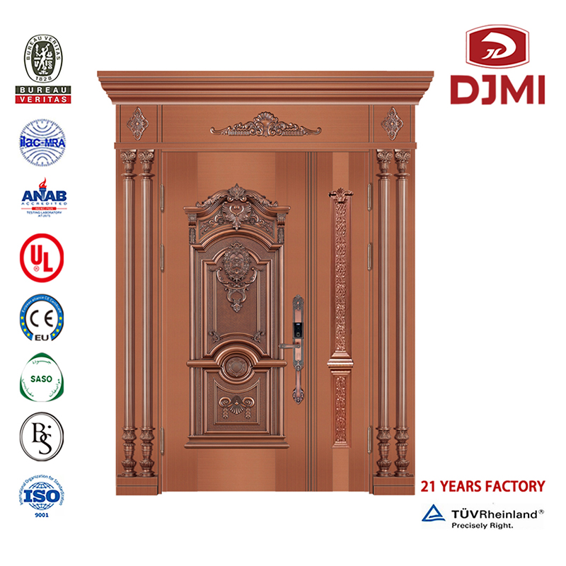 Nya inställningar Fancy Design Armed Steel Wood Door Armed Security Doors Chinese Factory Fancy Wood Design Moulded Veneer Steel Door Material Armed Doors High Quality Billing Price Pivot Doors Steel Armed Doors