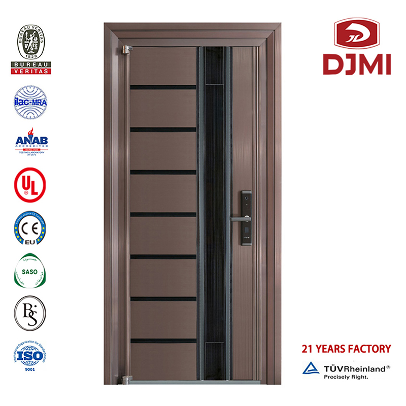 Nya inställningar Wood Isreal Turkish Quality Bullet Exterior Aluminium Steel Mian Urgakr Protection High Security Armed Door Chinese Factory Lyxury Design Entré Italian Steel Doors High Security European Style Armed Door
