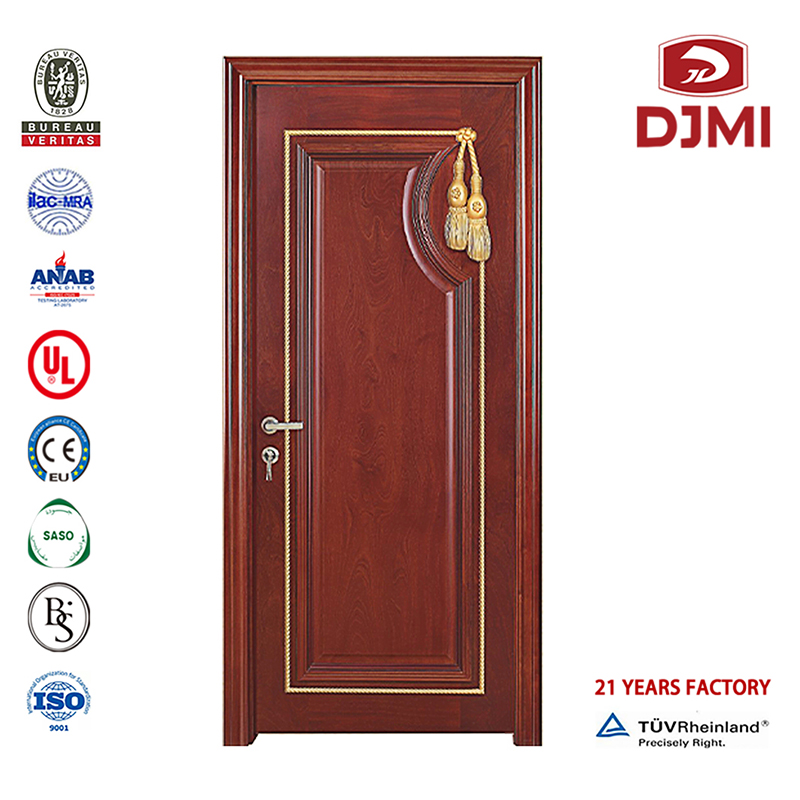 High Quality Wooden Interior Turkish Dyr Wood Door Frame Billig Wood med ram och lås Luxury Interior Teak Wood Main Door Designs Egen Engraving Laser Machine Enkel Design Wood Door Lock