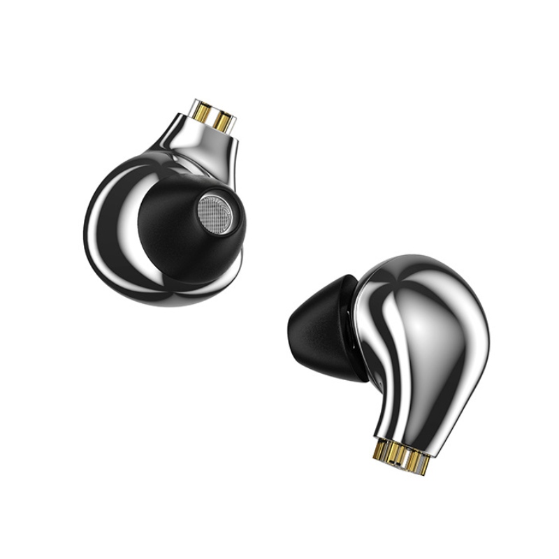 Metall in Earth Headsats Dynamic Hi-res Öronsnäckor med Connetor 3.5mm Sport Earubs