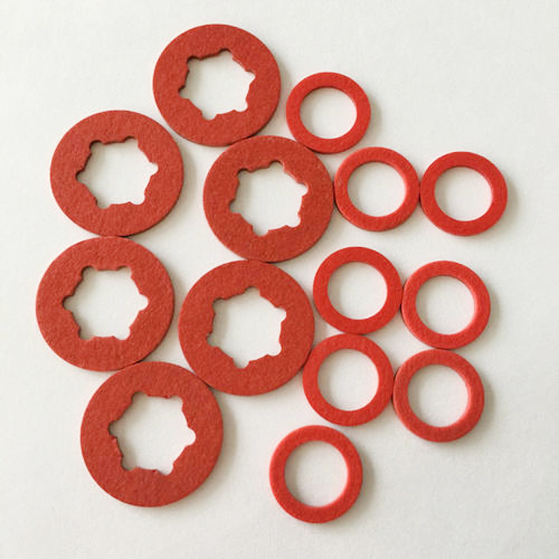 Tillverkare Partihandel Flamskyddsmedel Isolering Fast papper Isolering Fast papper Stämpling bildar Red DMD-isoleringspapper