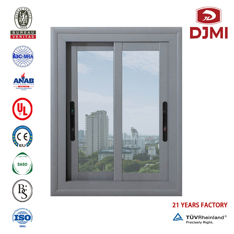 Professionellt Fast glas Sliding Fönster Ny design Fast liten för Ventilation Sliding Fönster Brand Nytt aluminium Fast termiskt skyddsglas Sliding Fönster