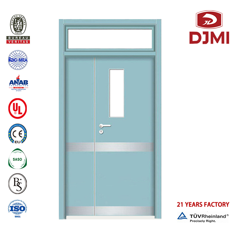 Billig trägrans färg Fir Door Egen Steel Wooden Door Main Gate Colors Sjukhus Dörrar Nya inställningar Moulded Mother and Son Room Door