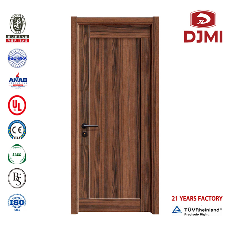 Billig Mdf Wood Wooden enkel huvuddörr för skalet Melamin Anpassad panelformning Plastic Melamine Wooden Door Interior Flush Doors Nya inställningar Design Dörrar Design Dörrar Trä av trä