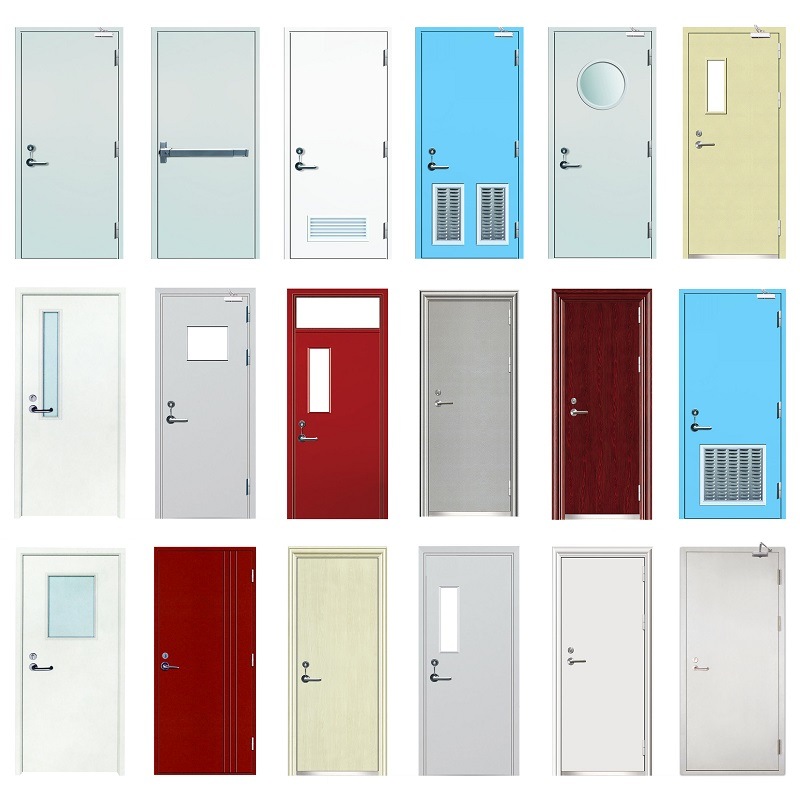 Anpassad Ul Security Resistent 2 timmar Rating Front Fire Rating Front Fire Rated Door New Inställningar Anti Galvanized Steel Fire Protection Door in 3 timmar China Factory Doors Good Price 3 Hours Steel Fire Rated Door