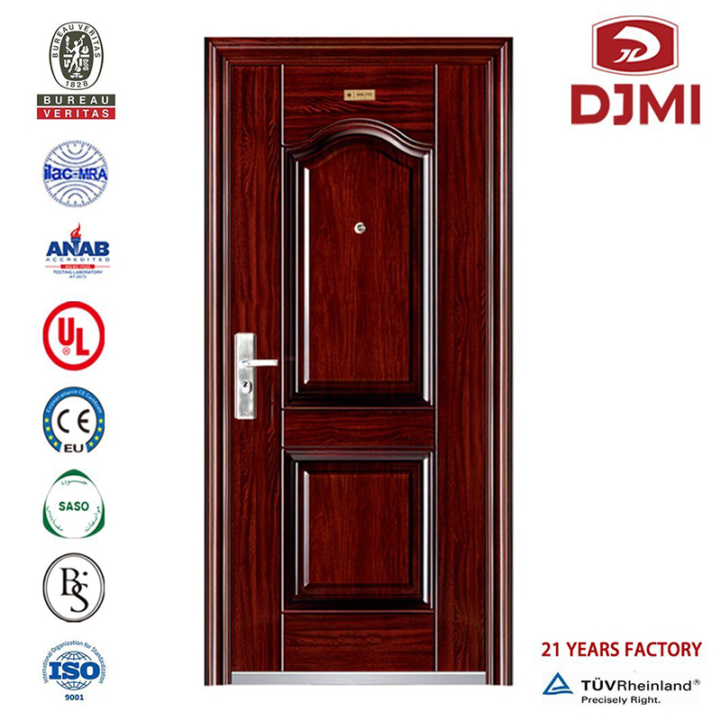 Säkerhets Steel Door Bostadshus Bostads Rated Doors Hot Selling Steel Security for Foreign Market Gate Prices Wrowt Iron Single Door Multifunktionell Best Price Security Steel Exterior Wrborde Iron Gate Price