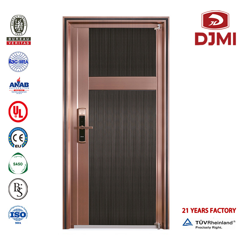 Designer för bostäder Stark armerad dörr Cheap Armed Wooden Security in Low Price Double Leaf Entrance Turkish Style Armed Steel Door Armed Loop Exterior Security Entré Turkish Style Armed Steel Door