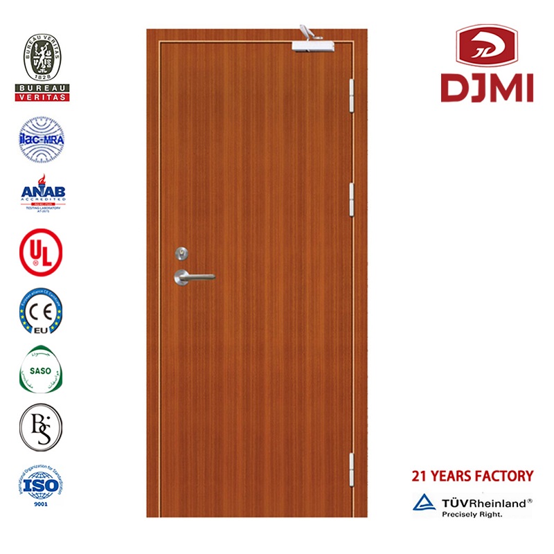 High Quality Fire Resist Wood Hollow Core Flush Door Entrance Doors Cheap 120 Minut Fire Rate Wood Ul Listed Hotel Door Frame Anpassad 90 Minut Fire Rate Wood Flush Flat Panel Front Hotel Door