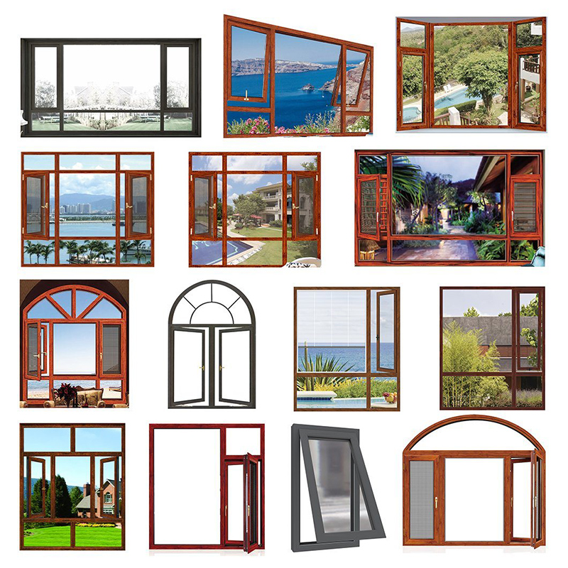 Profil Latest Design Aluminum Louver Fönster med flera funktioner Arkited White Series Glass Windows for Hawaii Aluminum Louver Window Professional Thermal Break French Wood Frame Design Simple Style Aluminium Fenetre Window Doors Alumi...