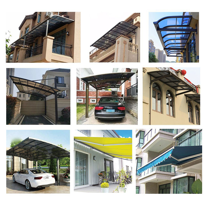 Multifunktionellt Awing Material Canopi Tent Carport Professional Outdoor Awing Carport Carport Cars Garage New Design Window Awindow Aluminium Frame Metal Carport Pergola
