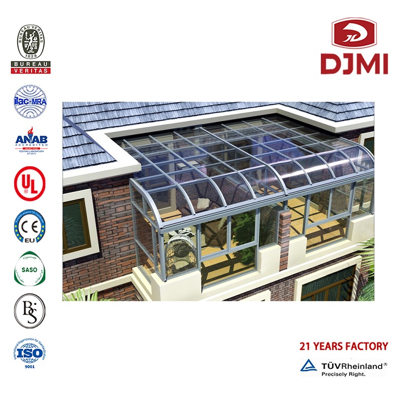 Factory Best Seller New Design Aluminum Glass Sun Room New Panels for Sale Tea Sunroom House Rimligt Möte Glasrum Design Brand Ny Billig Möbler för försäljning Temped Glas Balcony Sunroom Shanghai Factory Winter Garden