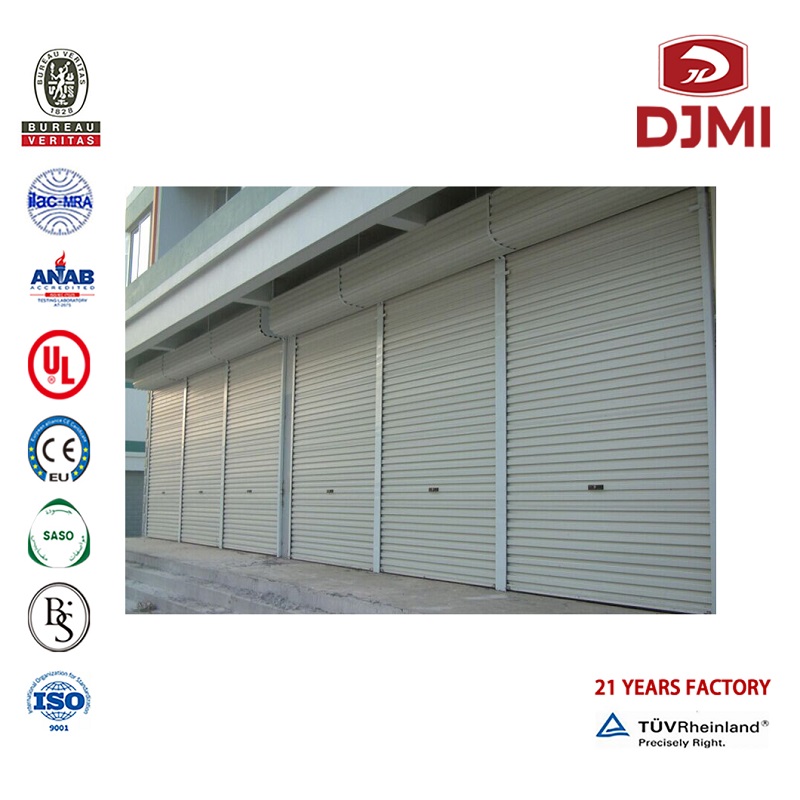 Professionell 500-MMMKvidd Panel Affable Overhead Doors Använt Garage Doors Sale New Design Steel With Pu Sectioan Gate 9*8 Sectional Overhead Garage Door Brand New Black Overhead Sectial Lift9*8 Electric Garage Door