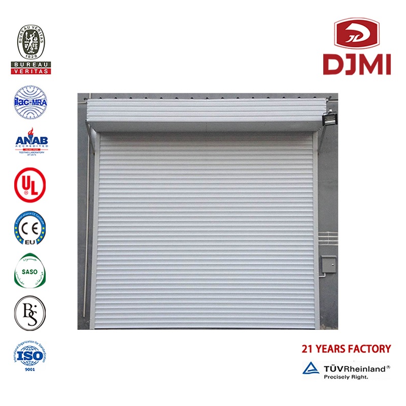 Flerfunktionell vacker uppseendeväckande sektion med Windows Automatisk 8*7 Garage Door Professional 500Mm Bredd Panel Affable Overhead Door Använt Garage Doors Sale New Design Steel With Pu Sectional Gate 9*8 Sektorsövergripande Garage