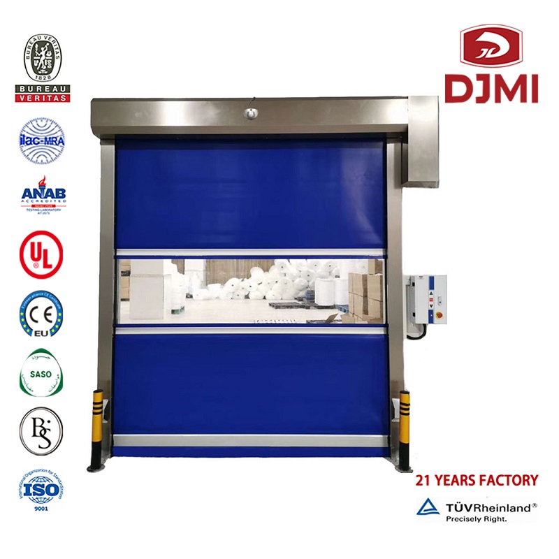 Värmebehandlad blankning med vit färgöverstryk Sektion 8*7 Garage Door Multifunktionell Vacker Utseende Sektion med Windows Automatisk 8*7 Garage Door Professional 500Mm Bredd Panel Affable Overhead Door Använt Garage Doors Sale